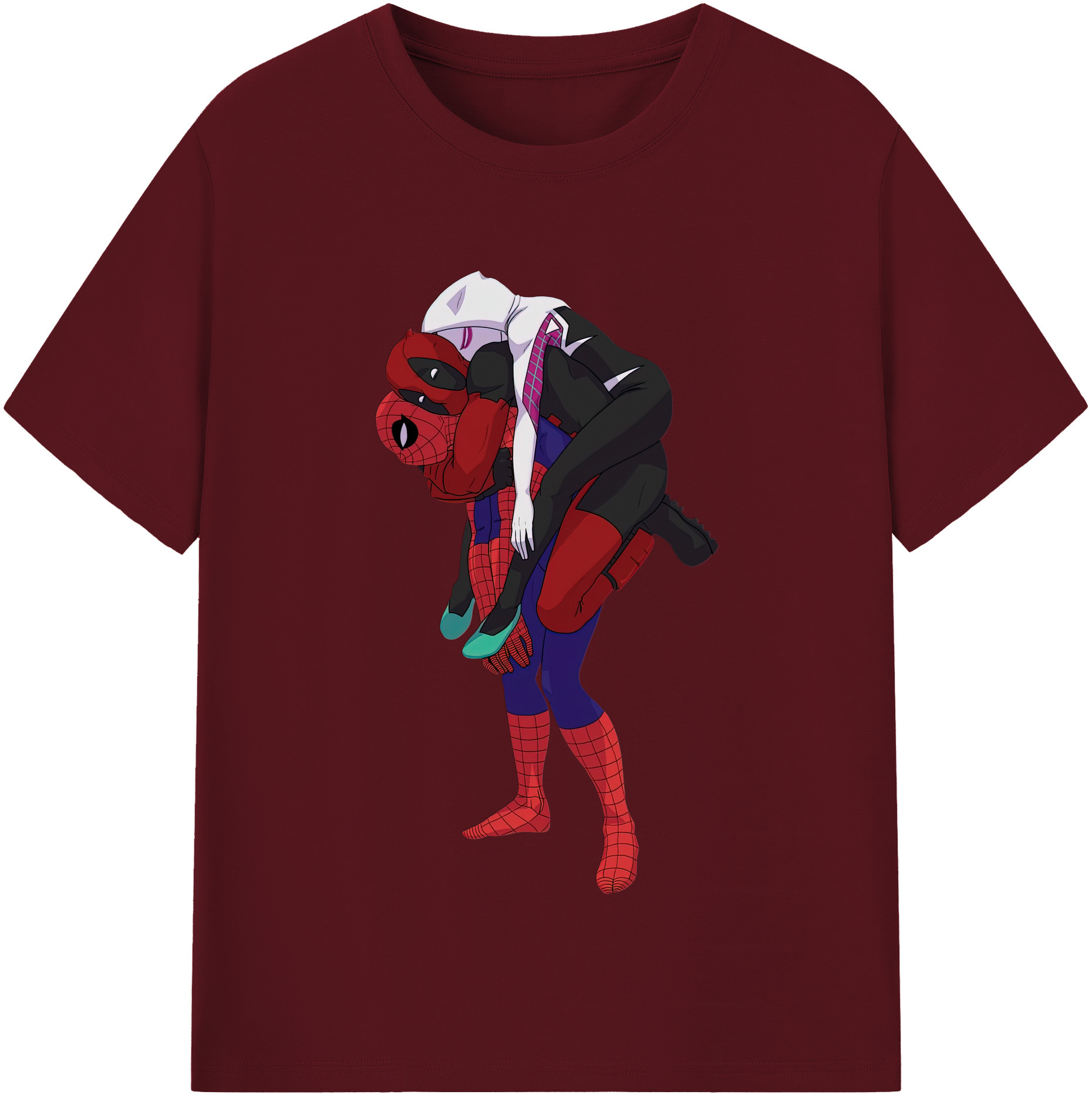 （画像用） Deadpool デッドプール 綿100％半袖Tシャツ（フロントプリント）